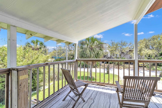 310 W 3rd Ave, Gulf Shores, AL 36542 - view of wooden deck