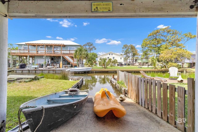 310 W 3rd Ave, Gulf Shores, AL 36542 - exterior space featuring a water view