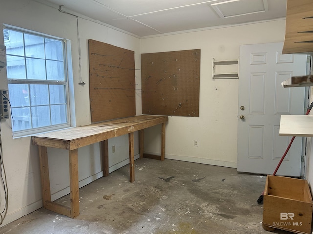 6120 Appaloosa Dr, Mobile, AL 36693 - miscellaneous room with concrete flooring