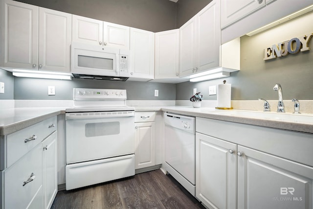 4 Yacht Club Dr, Daphne, AL 36526 - kitchen with white appliances, a sink, and white cabinets