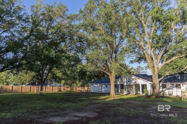 view of yard