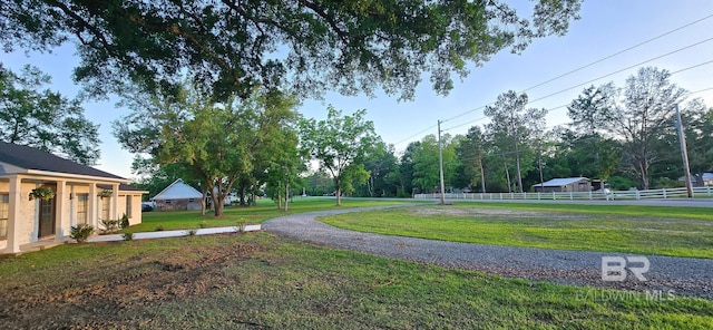 view of community