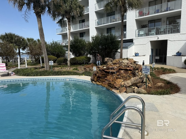 view of community pool