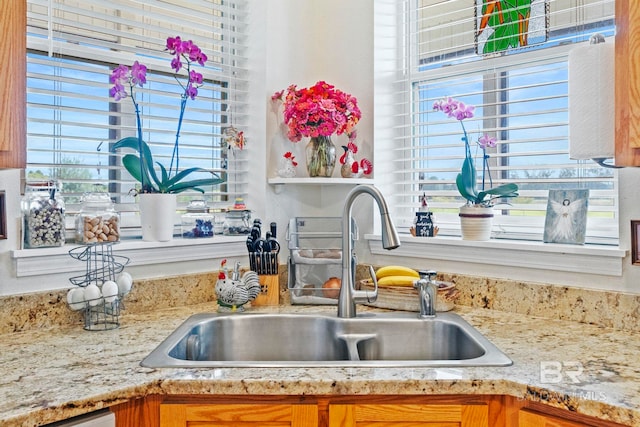 kitchen with dishwasher and a sink