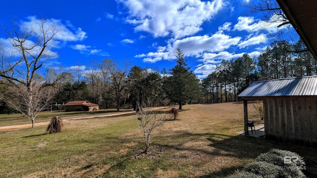 view of yard