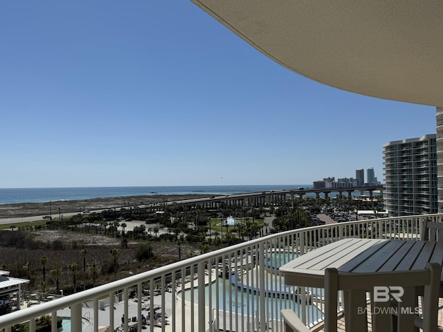 28107 Perdido Beach Blvd Unit D713, Orange Beach, AL 36561 - balcony with a water view