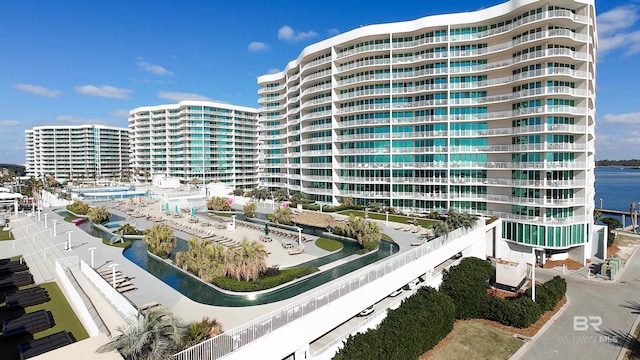 28107 Perdido Beach Blvd Unit D713, Orange Beach, AL 36561 - view of property with a water view and a city view