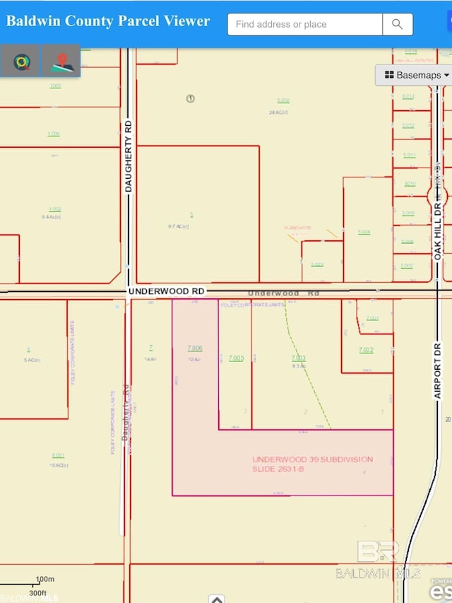 0 Underwood Rd, Foley AL, 36535 land for sale