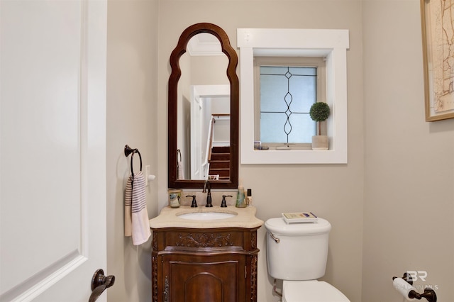 17541 Council Oaks Ln, Bon Secour, AL 36511 - half bathroom featuring toilet and vanity