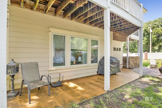 17541 Council Oaks Ln, Bon Secour, AL 36511 - view of patio with a grill