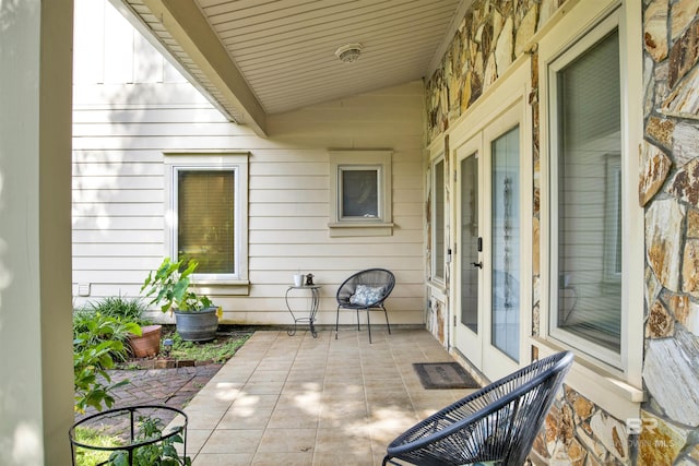 17541 Council Oaks Ln, Bon Secour, AL 36511 - view of patio with french doors
