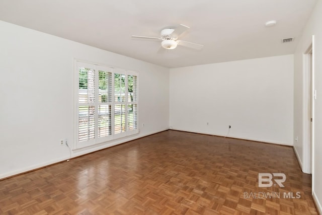 3755 N Claridge Rd, Mobile, AL 36608 - empty room with a ceiling fan and baseboards