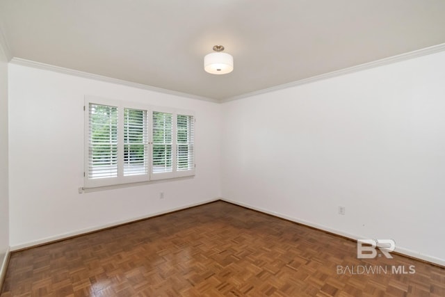 3755 N Claridge Rd, Mobile, AL 36608 - empty room featuring baseboards and crown molding