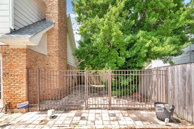 3755 N Claridge Rd, Mobile, AL 36608 - view of patio featuring a gate