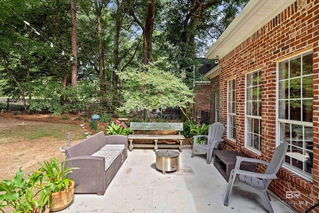 9791 Aspen Cir, Spanish Fort, AL 36527 - view of patio featuring outdoor lounge area