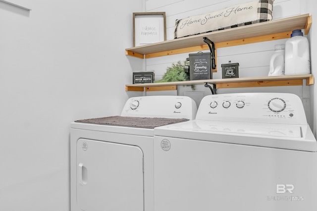 laundry room featuring laundry area and washer and dryer