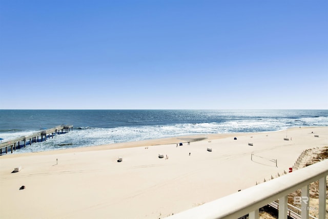 water view with a beach view