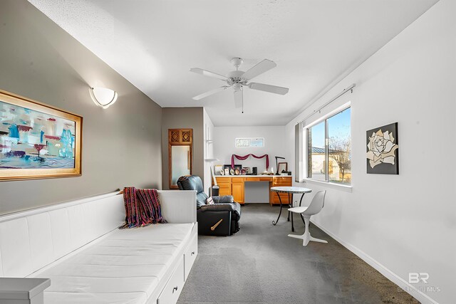 526 W Ariel Ave, Foley, AL 36535 - bedroom featuring carpet and ceiling fan