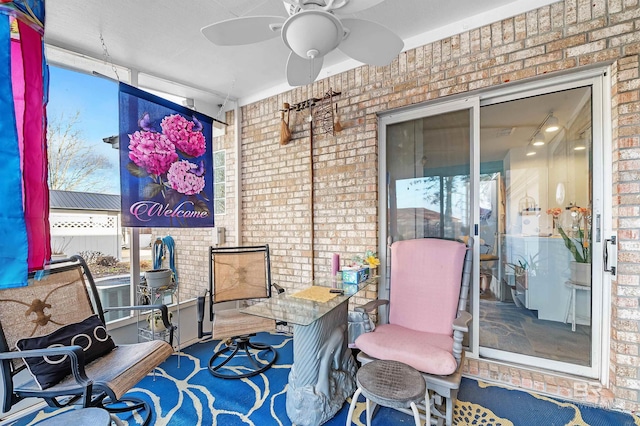 526 W Ariel Ave, Foley, AL 36535 - view of patio / terrace with ceiling fan