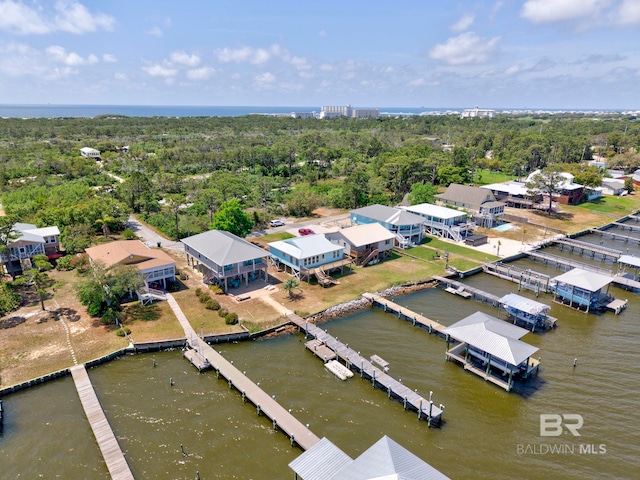 8239 Gulf Beach Ln, Gulf Shores, AL 36542 - bird's eye view with a water view