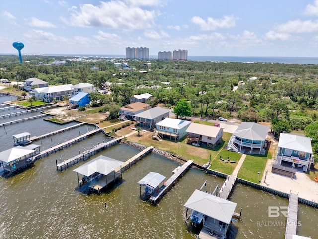 8239 Gulf Beach Ln, Gulf Shores, AL 36542 - aerial view with a water view