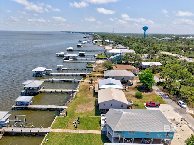 8239 Gulf Beach Ln, Gulf Shores, AL 36542 - drone / aerial view with a water view