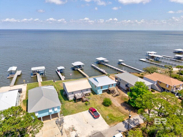 8239 Gulf Beach Ln, Gulf Shores, AL 36542 - aerial view featuring a water view