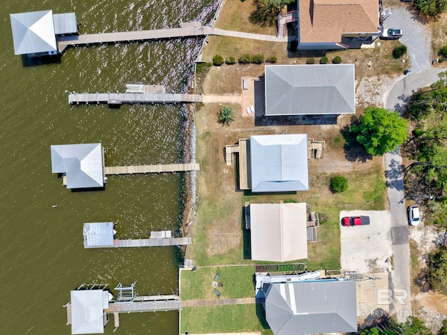 8239 Gulf Beach Ln, Gulf Shores, AL 36542 - drone / aerial view with a water view