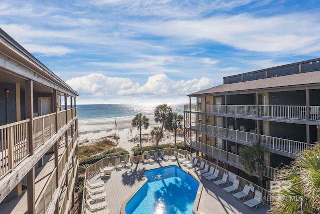 1069 W Beach Blvd Unit 5C, Gulf Shores, AL 36542 - community pool with view of water and beach