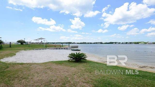 1516 Sandpiper Ln Unit 209, Gulf Shores, AL 36542 - view of water feature featuring a dock