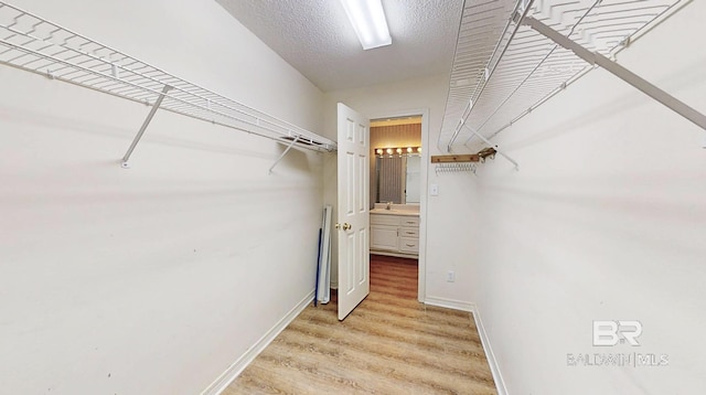 33580 Woodlands Dr, Lillian, AL 36549 - walk in closet featuring light wood-style flooring