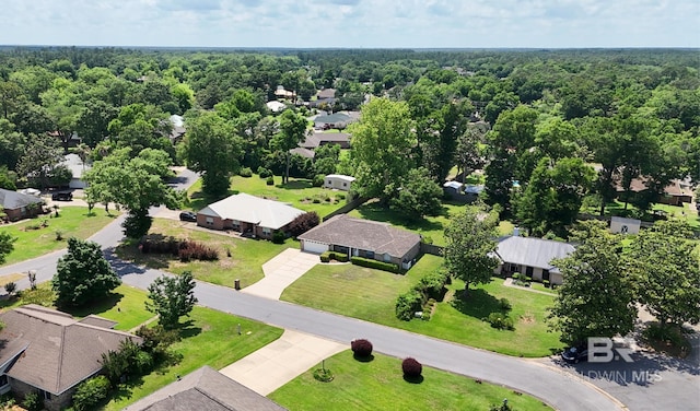 33580 Woodlands Dr, Lillian, AL 36549 - aerial view of residential area with a heavily wooded area