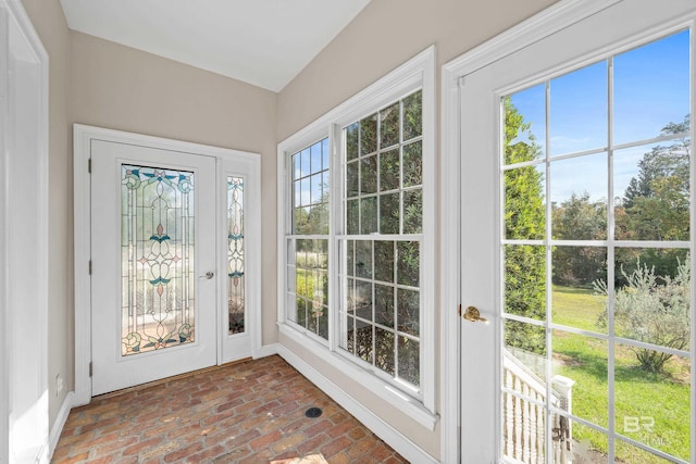 doorway featuring plenty of natural light