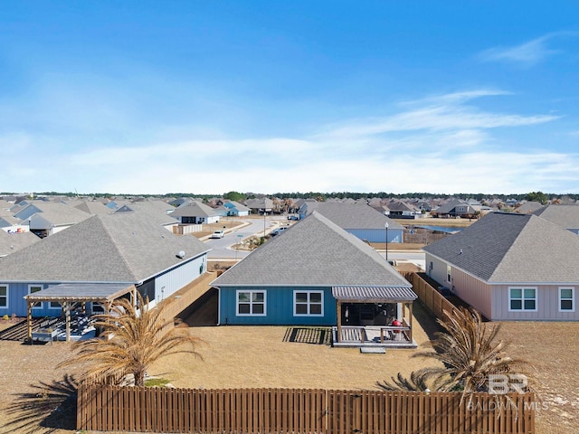 view of rear view of property