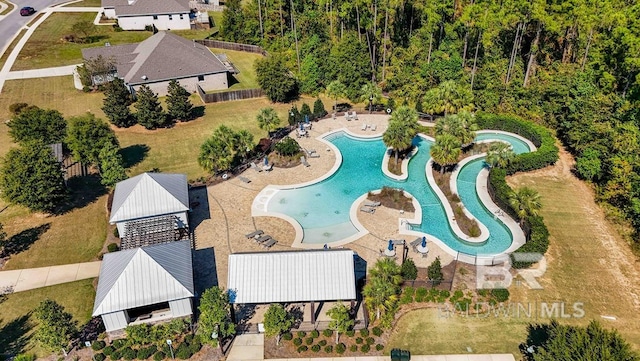 26716 Montelucia Way, Daphne, AL 36526 - aerial view of a pool area