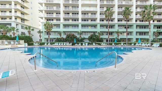 view of community pool