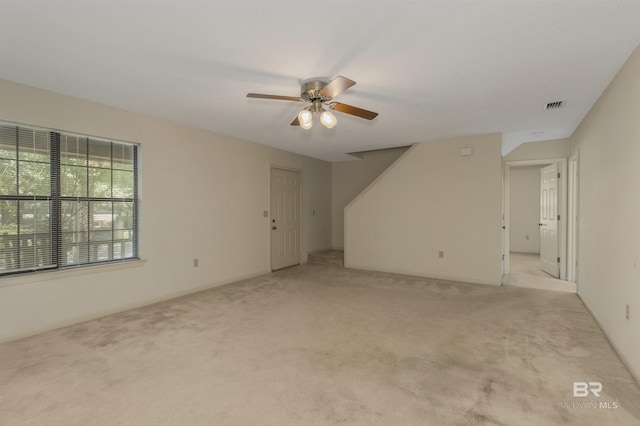 143 Kingswood Dr, Daphne, AL 36526 - spare room featuring a ceiling fan and light carpet
