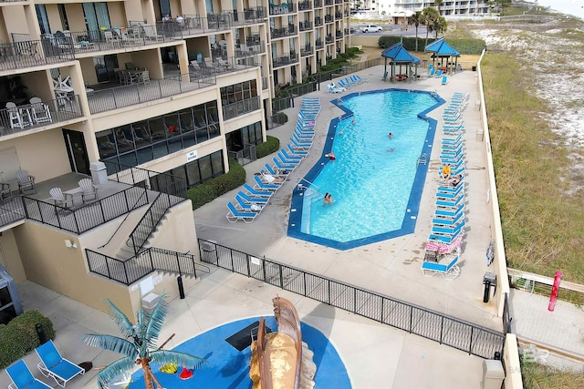 view of community pool