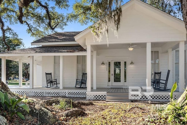 view of front facade with covered porch