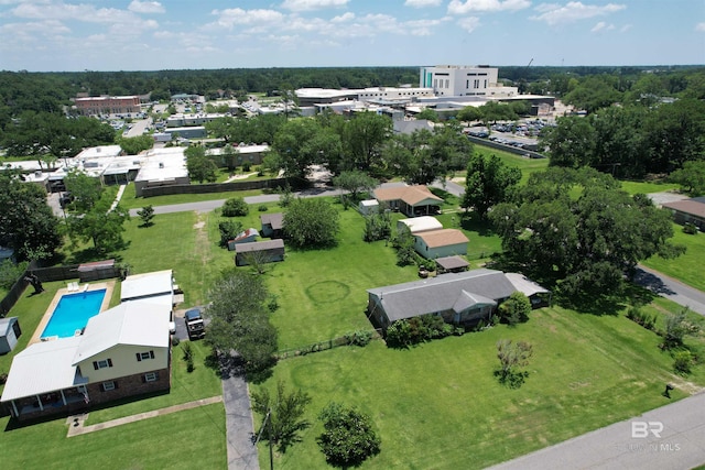 view of aerial view