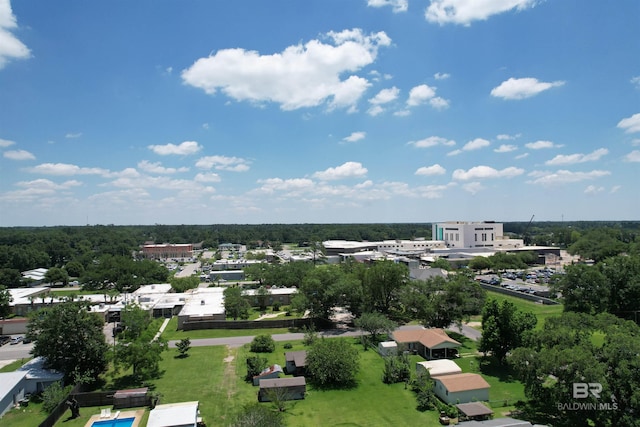 view of aerial view