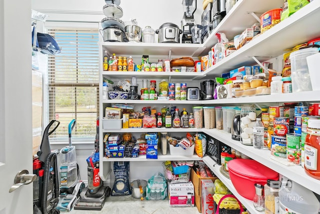 view of pantry