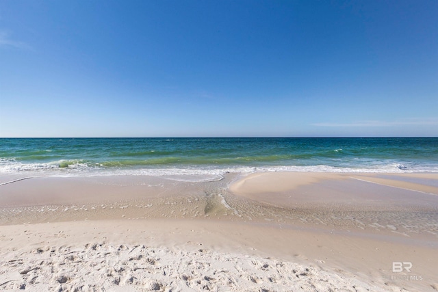 water view featuring a view of the beach