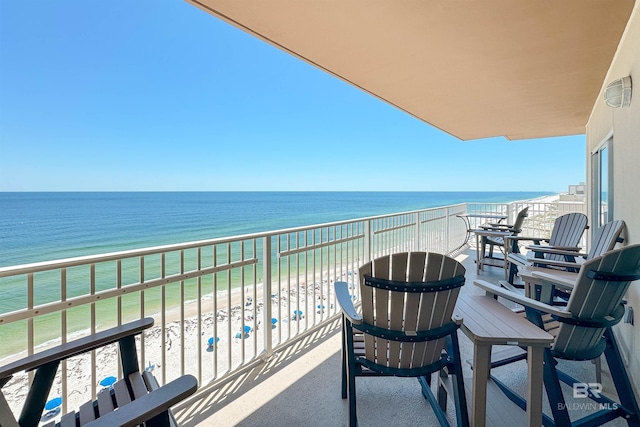 931 W Beach Blvd Unit 608, Gulf Shores, AL 36542 - balcony featuring view of water and beach