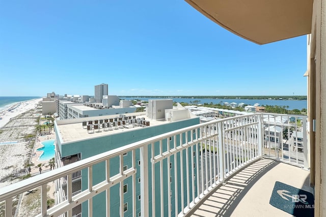 931 W Beach Blvd Unit 608, Gulf Shores, AL 36542 - balcony featuring view of water and beach