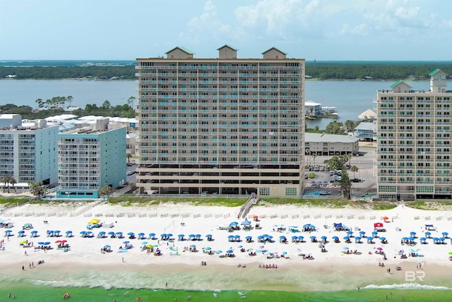 931 W Beach Blvd Unit 608, Gulf Shores, AL 36542 - view of building exterior featuring view of water and beach