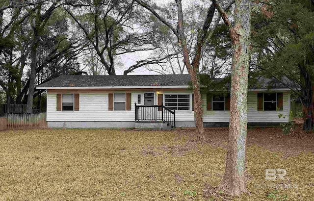 view of ranch-style house