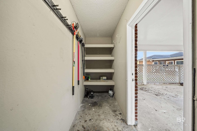 view of storage room