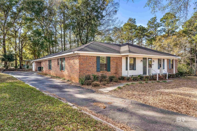 view of ranch-style home