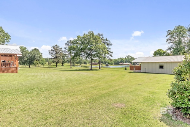 196 Jernigan Rd, Brewton, AL 36426 - view of grassy yard with a water view